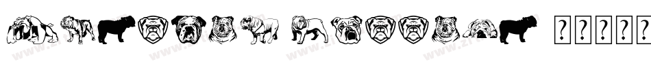 English Bulldog字体转换